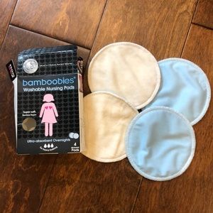 Bamboobies 4-Pack Overnight Reusable Nursing Pads